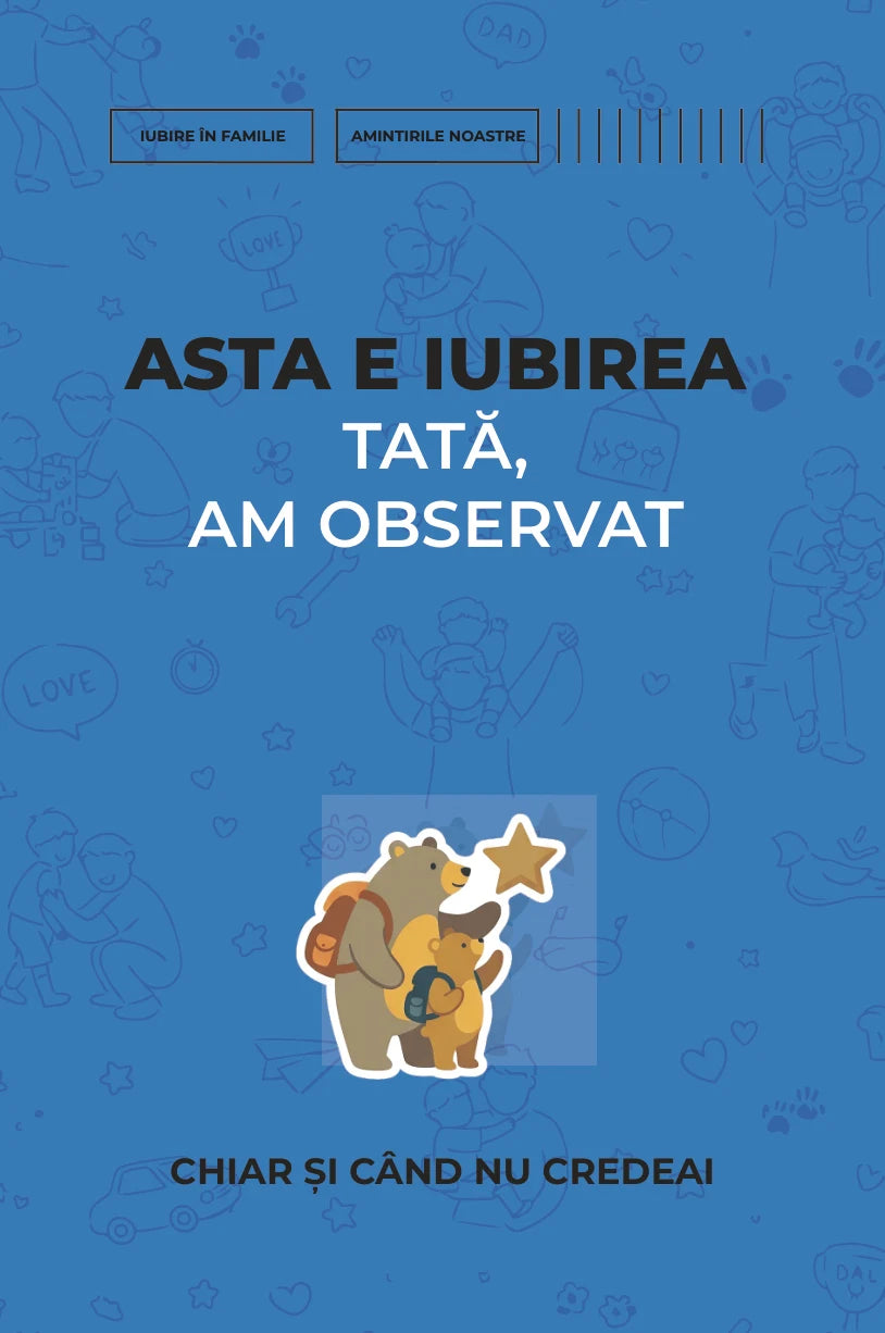 Tată, am observat — copertă jurnal în română